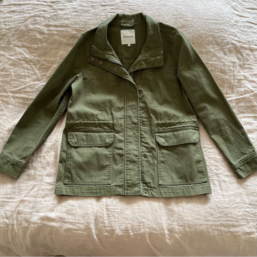 Madewell Dispatch military jacket, Olive, size S